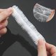 thumbnail image 2 of 100 Uds gorros de ducha desechables gorro de baño elástico de plástico transparente gorros impermeables para el cabello, 2 of 5