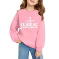 thumbnail image 3 of HUITKMM Girls Pullover Winter Warm Printed Round Neck Hoodie Casual Outwear for Toddler Kids Age 2 8 Years, 3 of 3