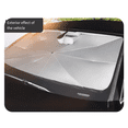 thumbnail image 2 of 【2025 Upgrade】Car Windshield Sunshade 56x31 Inch Medium Universal Fit Vinyl Heat-Blocking Coating Spring-Loaded Edges Rapid Cooling Protects Interior Trim, 2 of 7