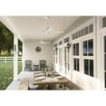 thumbnail image 2 of Hunter 52 inch Outdoor or Indoor Ceiling Fan No Light - White Ceiling Fan without Light, For Patio, Porch, Garage, or Living Room, Standard Mount, 5 Blades, Pull Chain - Windbound 51460, Matte White, 2 of 15