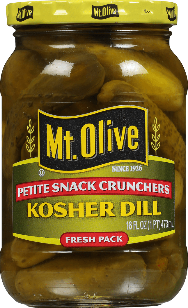 Mt. Olive Kosher Dill Petite Snack Crunchers 16 fl. oz. Jar Walmart
