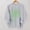 A877 Gray, variant on St. Patrick's Day Sweatshirt for Women Artistic Line Art Clover Graphic Crewneck Long Sleeve Pullover Soft Fabric Festive Party Clothes