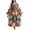 4, variant on Women's Kaftan Dress Cover Up Swimwear Summer Dress Ethnic Print V Neck Caftan Loose Casual Loungewear