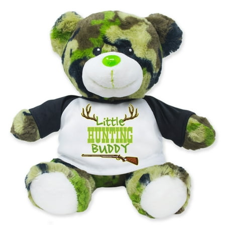 9" Green Camo "Little Hunting Buddy" Teddy Bear