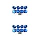 thumbnail image 3 of Ounissouiy Wheel Nut Wheel 24mm For Wheel D2-S-ARA310929 1/5 ARRMA For 1/5 D2-S-ARA310929 Aluminium Nut For azul 2Conjunto, 3 of 6