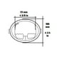 thumbnail image 2 of Visor Cressi Máscara Pacifico Rubber Negro, 2 of 2