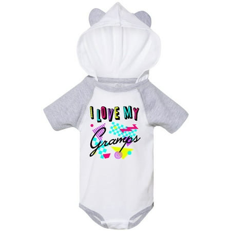 

Inktastic I Love my Gramps- 80s retro style Gift Baby Boy or Baby Girl Bodysuit