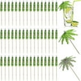 thumbnail image 3 of 200Pcs Umbrellas for Drinks, Coconut Palm Tree Umbrella Toothpicks, Tropical Umbrella Decorations for Cupcake, 3 of 8