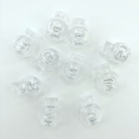

Olgamo Roman Shade Orbs Lock Rope Buckle (Transparent X 10Pcs)