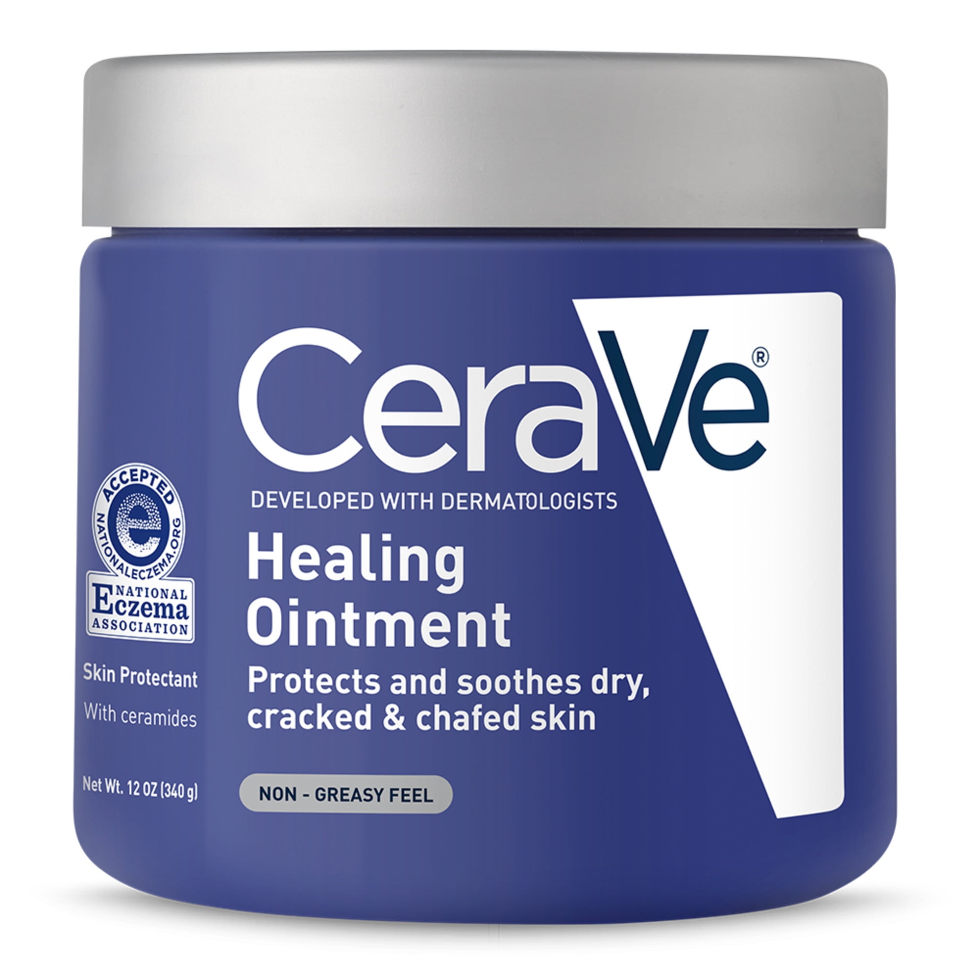 CeraVe Healing Ointment, Soothes Skin, 12 oz - Walmart.com