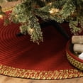 thumbnail image 4 of HolidayVibes Under Tree Reversible Round Rug Border Vibe 65” x 65”, 4 of 5