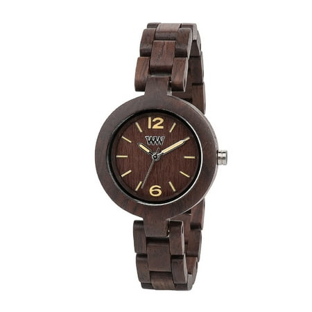 WeWood MIMOSA CHOCOLATE 100% Natural Hypo-Allergenic Wood Watch