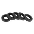 thumbnail image 1 of Unique Bargains Sello de Aceite Universal TC de Doble Labio con Resorte de Acero Anillo Sello de Eje Rotativo 18x30x7mm Alta Presión Caucho NBR Negro 5 Pcs, 1 of 7