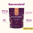 thumbnail image 3 of Vitatú | Resveratrol, 1200 mg por porción con 120 cápsulas, 100% Puro, Ingredientes de Origen Natural, con Antioxidantes, Suplemento Alimenticio, 3 of 7