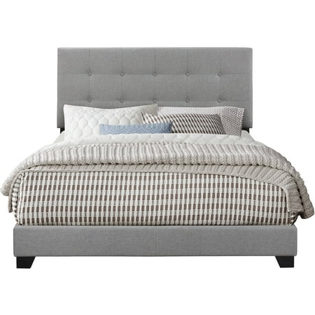 Upholstered Bed, Glacier, Queen