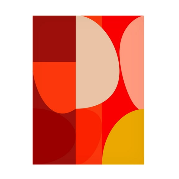Trademark Fine Art Ana Rut Bre Mid Century Pastel 10 Canvas Wall Art