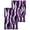 Purple, variant on Aqua Stripe Kitchen Dish Towels for Drying Dishes Set of 2, Ombre Grey Moire Geometric Modern Abstract Waffle Weave Microfiber Hand Tea Bathroom Towels Quick Dry & Absorbent Towel 15.7x23.6