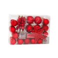 thumbnail image 4 of 60 piezas de adornos para árboles de Navidad, caja de regalo, adornos navideños decorativos para Rojo, 4 of 9