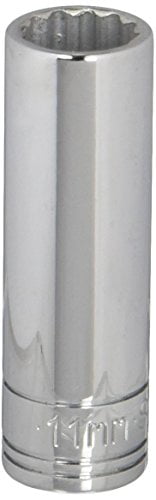 SK Hand Tools 40712 1/4" Drive 13mm 6-Point Chrome Socket - Single Metric Socket, Made In USA, Lifetime Warranty