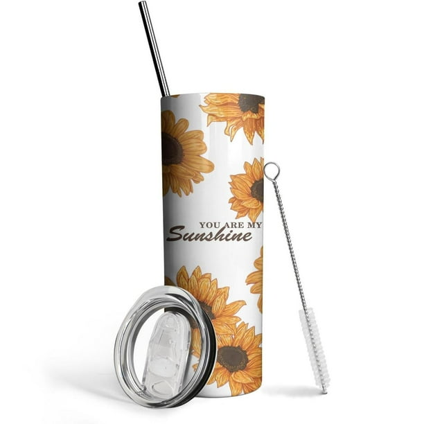 Sunflower TumblerYou are My SunshineBirthday Gifts for Women Mom