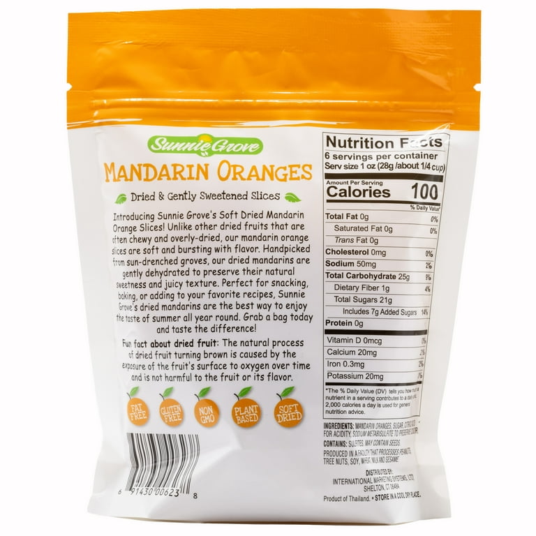 Nutrition Facts and Benefits of mandarins - Forever Fresh LLC