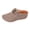 Khaki, variant on Wedge Clogs Slippers for Women Open Back Closed Toe Slip on Dressy Casual Summer Beach Shoes