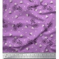 thumbnail image 1 of Soimoi Viscose Chiffon Fabric Flower Basket & Bicycle Transport Print Fabric by Yard 42 Inch Wide, 1 of 3