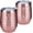 50th(Rosegold), variant on 50th Birthday Gifts for Women and Men - 1974 50th Birthday Decorations - 12 Oz Insulated Stainless Steel Wine Tumbler with Lid for Her Wife Mom Grandma Aunt Friend, Rose Gold