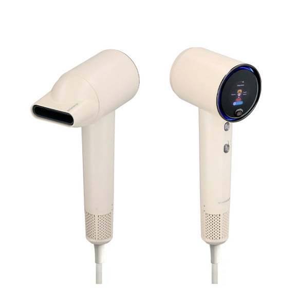 Secadora de Pelo con Pantalla Táctil, 2 Temperaturas y 4 Niveles de Intensidad, Diseño Moderno con Boquilla Direccionadora