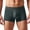 Gray, variant on Men's Boxer Briefs Separate Pouch Solid Color Ice Silk Scrotum Support Underwear Viscose Spandex Stretchy Waistband for Sports Daily All-Day Wear