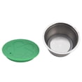 thumbnail image 1 of Coffee Capsule Cup, Rustproof Coffee Machine Accessories  Sealing Harmless Stainless Steel with Brush for Dolce Gusto for Restaurant, 1 of 7