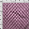thumbnail image 3 of oneOone Viscose Chiffon Purple Fabric Asian Ikat Chevron Sewing Material Print Fabric By The Yard 42 Inch Wide, 3 of 4