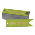 thumbnail image 1 of Inkdotpot Étiquette de Bouteille d'Invitation en Feuille d'Or Rose Véritable Lot de 100, 1 of 6