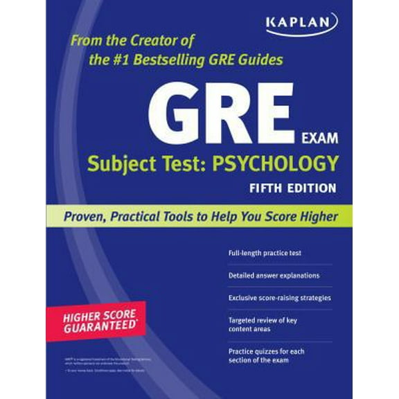 Pre-Owned GRE Subject Test: Psychology, 5th Edition (Paperback) 1419550446 9781419550447