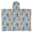 thumbnail image 2 of Bluey Silk Touch Hooded Poncho Blanket, 2 of 4