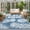 Blue Gray, Slate, White, variant on Kitchen Mats for Floor 3x5 Ft, Navy Blue White Pineapple Non Slip Area Rugs for Kitchen Bedroom Entryway, Tropical Summer Botanical Fruits Washable Carpet Runner Rug Floor Mats for Bedroom