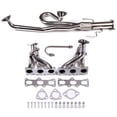 thumbnail image 3 of Mazda/Ford Exhaust Manifold, 1993-1997 MX6/Probe 2.5L V6, MT001246, Superseded HDSFP93V6, Front, 2-Bolt, Stainless Steel, Chrome Polished, 2"/2.5" Inlet, 3 of 4
