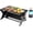 17", variant on Stainless Steel Portable Tabletop Charcoal Grill, Foldable Camping Grill | Lightweight Mini Gas BBQ Grill & Fire Pit with Griddle Plate & Carry Bag for Camping Tailgating Picnic Travel Backyard Patio