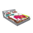 thumbnail image 2 of Ambesonne Animal Fitted Sheet & Pillow Sham Set, Jungle Animals, Full, Multicolor, 2 of 2