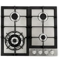 thumbnail image 1 of Pemberly Row 24 in. Stainless Steel Drop-In Gas Cooktop in Silver with 4 Burners, 1 of 6