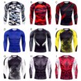 thumbnail image 4 of Minnieouse Camiseta de compresión para hombre, de secado rápido, de manga larga, para gimnasio, Fitness, ropa deportiva, mallas elásticas de camuflaje, Camisetas punto amarillo Minnieouse AP013550-06, 4 of 6