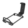 thumbnail image 4 of Marco protector de radio, soporte de aleación de aluminio con soporte para teléfono. Negro, 4 of 9
