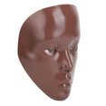 thumbnail image 1 of 5D Full Face Makeup Practice Mannequin with Stand Stable Base Easy Cleaning, Multifunctional for Eyebrow, Eyelash, , Eyeshadow, Full Face Makeup, 1 of 7