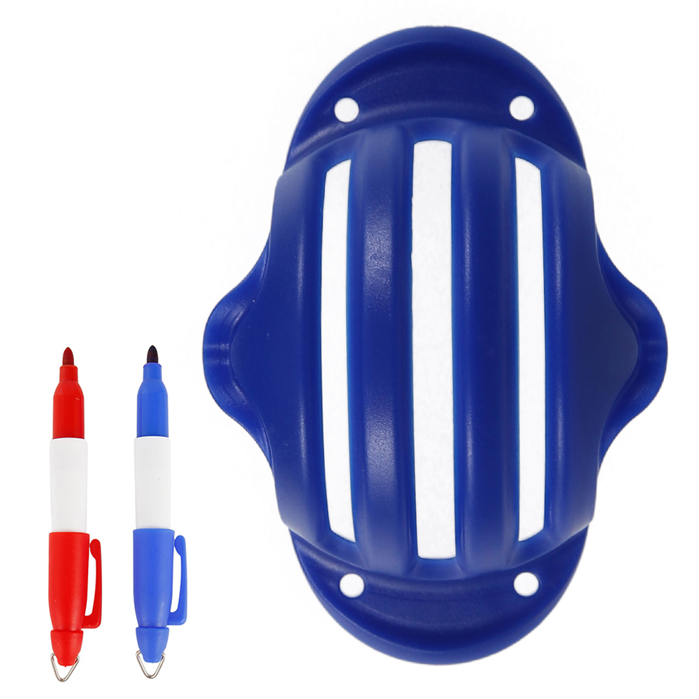 SchSin Triple Track Golf Ball Line Marker Golf Ball Marker Alignment Kit Golf Ball Marker