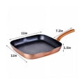 thumbnail image 3 of QUANSHANGJU 11 Inch Nonstick Grill Pan & Griddle Pan for Stove Tops, Aluminum Square Cooking Pan, 3 of 10