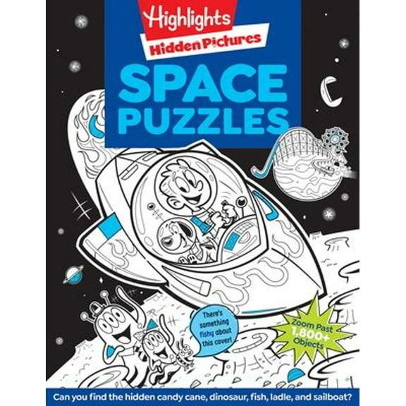 Pre-Owned Space Puzzles: Solar System Puzzle Book for Kids 6-12, Fun Space Gift with Activities and Games, (Paperback) by Highlights (Creator)