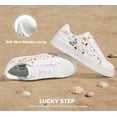 thumbnail image 4 of LUCKY STEP Womens Printed Fashion Sneakers Non Slip Comfortable Casual Shoes,Butterfly, 4 of 11