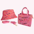 thumbnail image 5 of Bolsa Bolso de compras simple unisex con correa ajustable Graffiti Bolso de ocio con conjunto de sombrero, 5 of 5