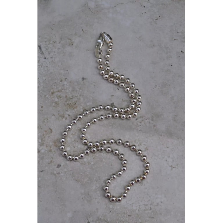 Mizuki 14K Beaded Station Necklace - 14K White Gold Bead Strand, Necklaces - MIZ20856 | The RealReal