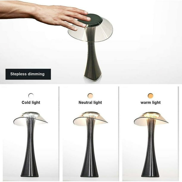 Lampe de Table Design LED Tactile Lampe de Table Rechargeable